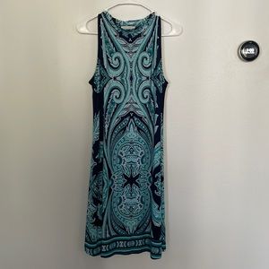 Tash + Sophie Blue & Turquoise Dress